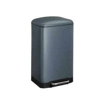 Trash can 30 liters, smoke gray