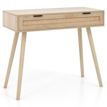 Konsola 88x40x77cm, jasnobrązowa