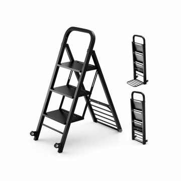 Ladder 81x44x117cm., black