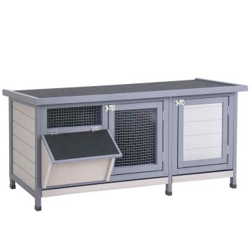 Rabbit cage, with asphalt roof, 112 × 54 × 50 cm