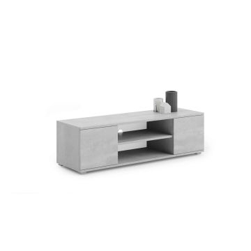 Stolik pod TV Focus RTV 155x37x40 cm, betonowy, szary