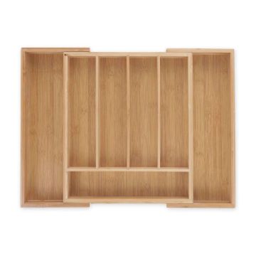 Cutlery tray 5.5x31.5x37cm., light brown