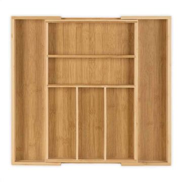 Cutlery tray 5x30x46cm., light brown