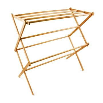 Towel rack 73x74x36cm., light brown