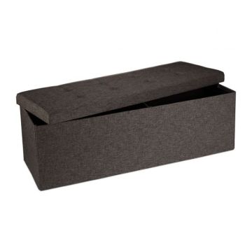 Ławka składana 38x114x38cm, brązowa