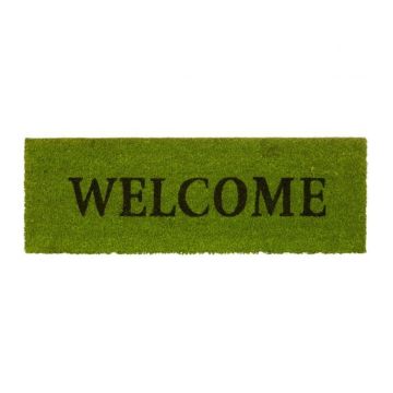 Wycieraczka "Welcome" 75x25 cm, zielona