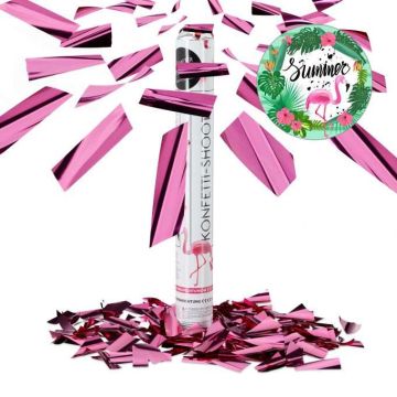 Confetti cannon 40x5x5cm., pink
