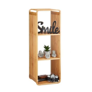 Shelf with 3 shelves 96x33x33cm., light brown