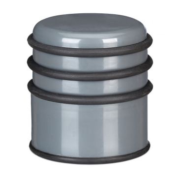 Door support with rubber rings, dark gray