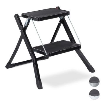 Household ladder 45x50x50cm., black