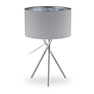 Floor lamp 46x29x29cm., gray/silver color