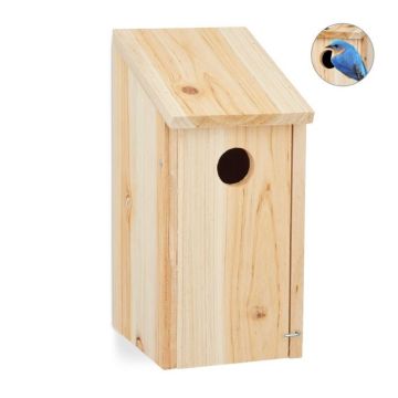 Bird nest 26x12x14.5cm., light brown
