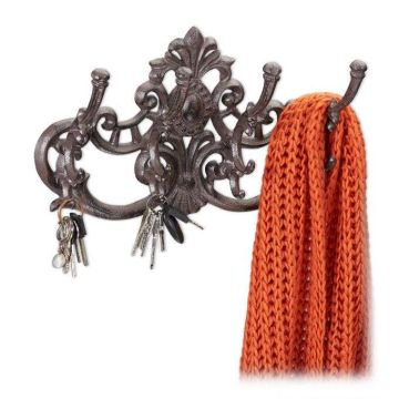Wall hanger 20.5x34x12.5cm., brown