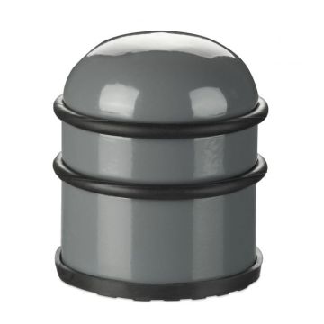 Door stop made of stainless steel, gray