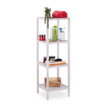 Bathroom shelf with 4 shelves 112x36x36cm., white