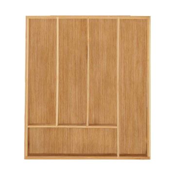 Cutlery tray 5x30x34cm., light brown