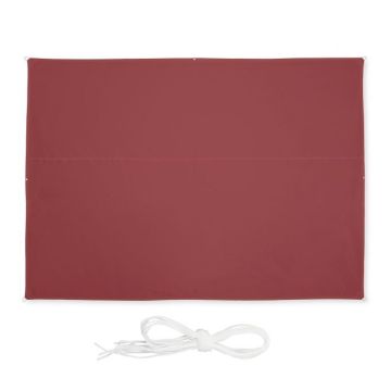 Markiza przeciwsłoneczna prostokątna 350x250cm, kolor ciemnoczerwony