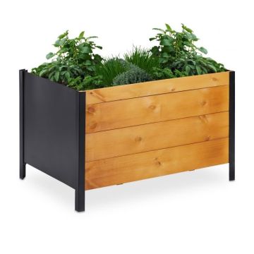 Кровать 48x78x51см., светло-коричневый/черный.