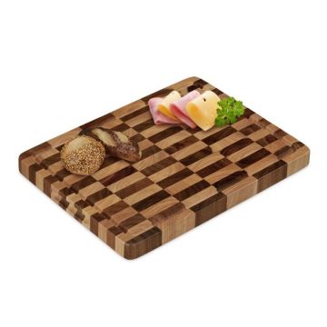 Deska do krojenia 3x40x30cm, kolor jasnobrązowy/brązowy