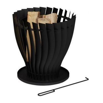 Fire pit 42x40cm., black