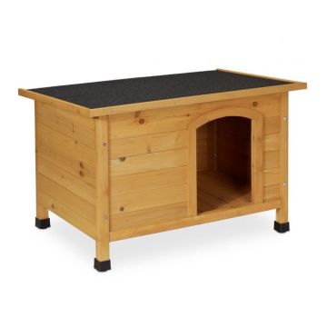 Klatka dla psa 58x86x58cm, jasnobrązowa/czarna
