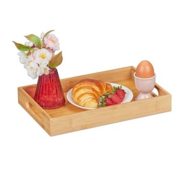 Tray 4x30x20cm., light brown