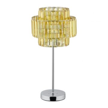 Table lamp 50.5x24cm., silver/gold color