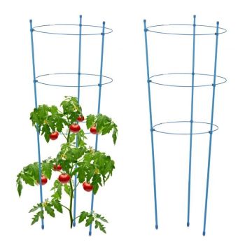Set of 2 garden grills 3x29.5x77cm., blue