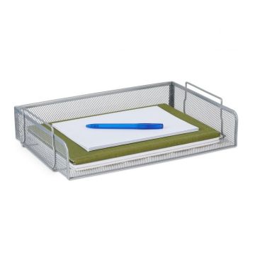 Paper tray 8.5x36x25 cm., silver color