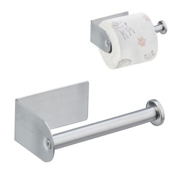 Toilet paper holder 4.5x13.5x7cm., silver color