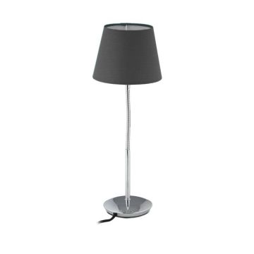 Table lamp 47x17cm., gray/silver color