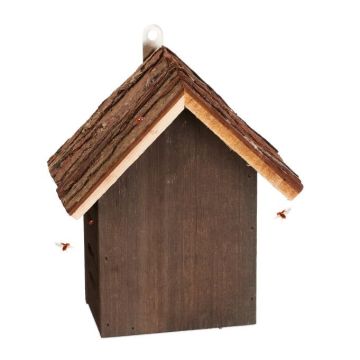 Insect hotel 23x19x12.5cm., brown