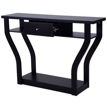 Konsola 120x30x81cm., czarna