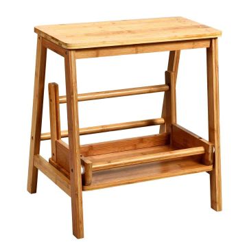 Stool 45x51x48cm., light brown