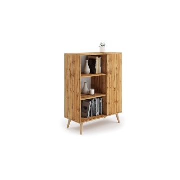 Szafka Fondi 116,4x90x40 cm, kolor naturalnego drewna