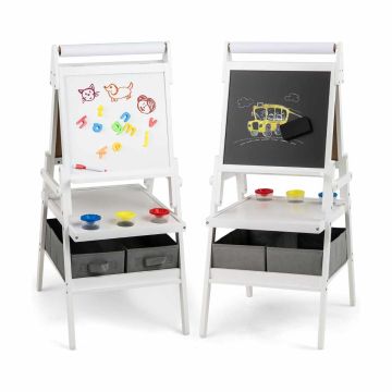 Double-sided drawing board 54x46x101.5cm., various colors