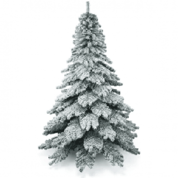 Artificial fir tree 125x180cm., green/white