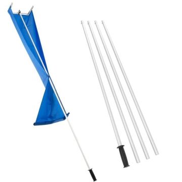 Roof snow blower 170x72x22cm., silver/blue