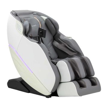 Массажное кресло 3D Sakura Maximus 809, 4 массажные головки, Белый/серый