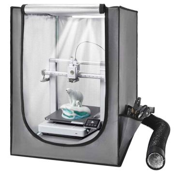 Obudowa drukarki 3D VEVOR S0003 z wentylacją i oświetleniem LED, 550 × 650 × 750 mm