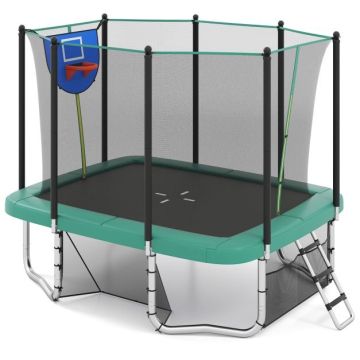 Trampolina 317x255x270cm, różne kolory