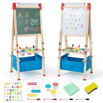 Double-sided drawing board 44x40x126cm., various colors