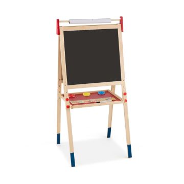 Double-sided drawing board 56x55x124.5cm., various colors