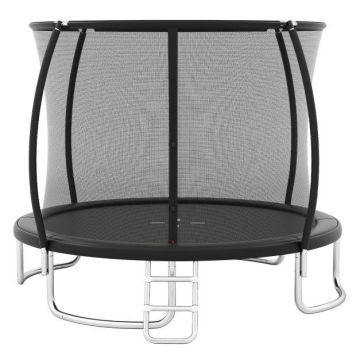 Trampoline 305x248cm., black/silver color