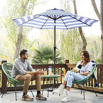 Parasol składany Ø 265 cm z korbą GPU009Q01