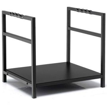 Firewood shelf 40x34x36cm., black