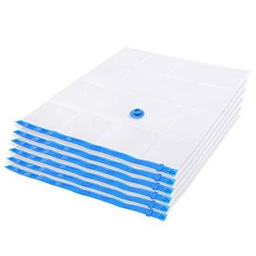 6-piece set of vacuum bags for clothes