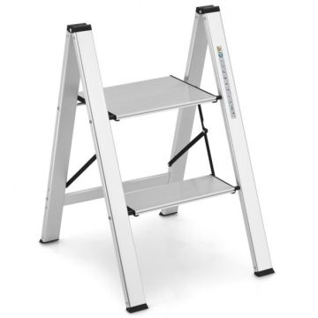 Ladder 49x44x66cm., silver color