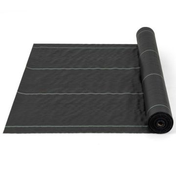 Garden protective film against weeds 5000x100cm., black