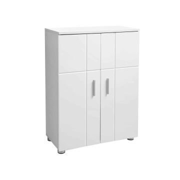 Modern bathroom cabinet, white 60 x 30 x 82 cm